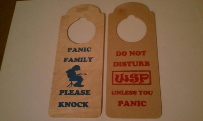 Image of Playa Panic Family Door Hangers (1 for $5 or 3 for $10) Pirce includes Shipping!