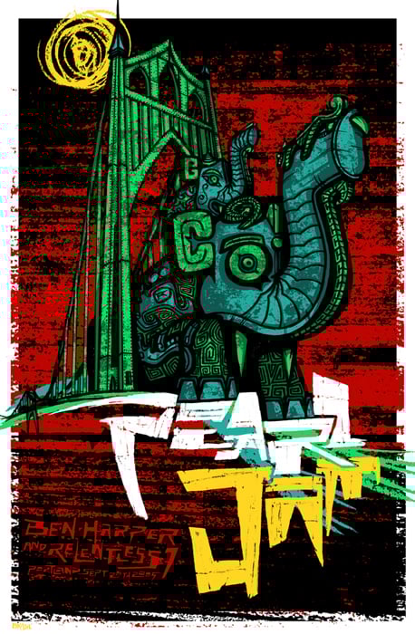 Image of Pearl Jam • '09 Screen Print