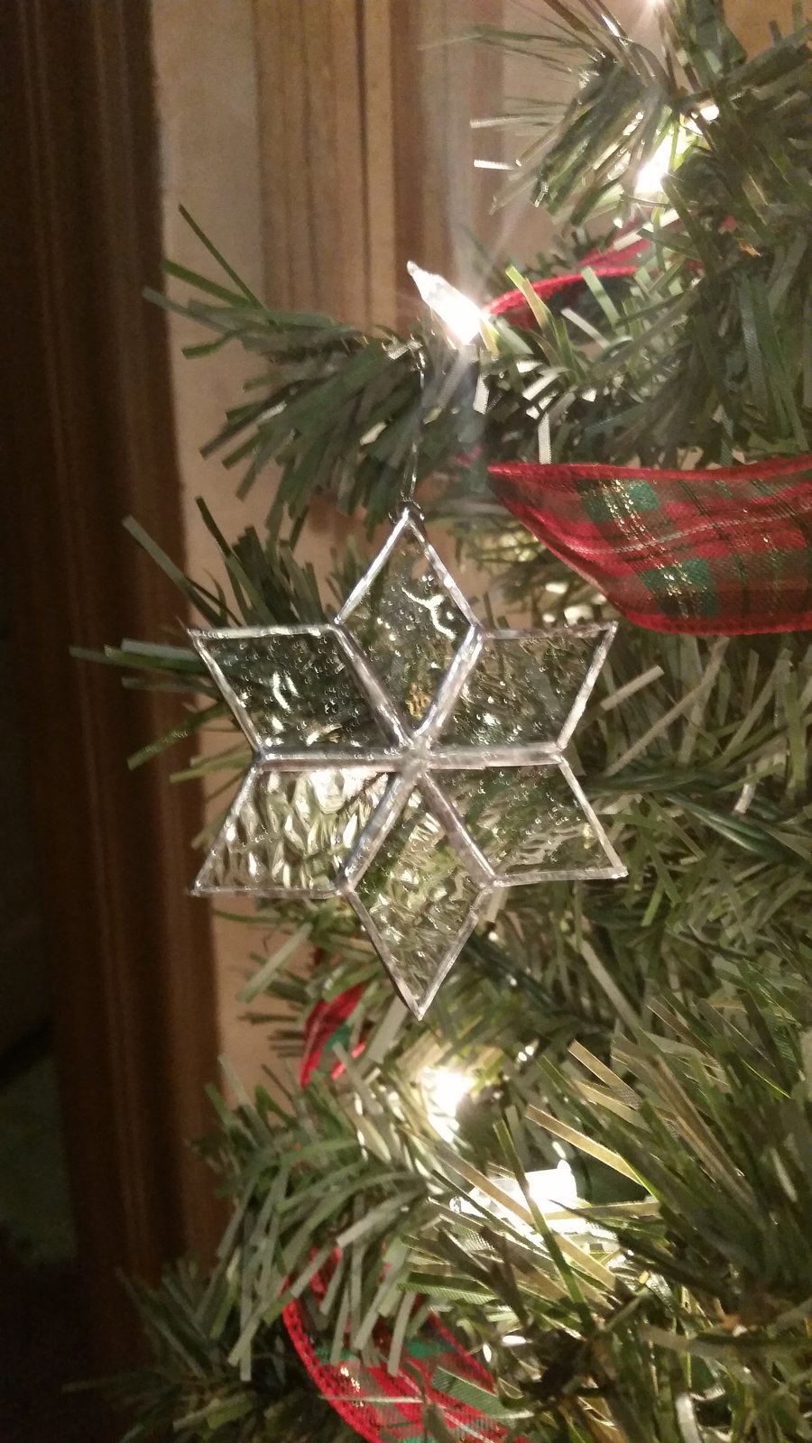 Image of Mini snowflake set-stained glass