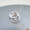 Personalised Mini Circles Name Necklace