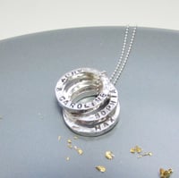 Image 3 of Personalised Mini Circles Name Necklace