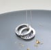 Image of Personalised Two Mini Circles Name Necklace