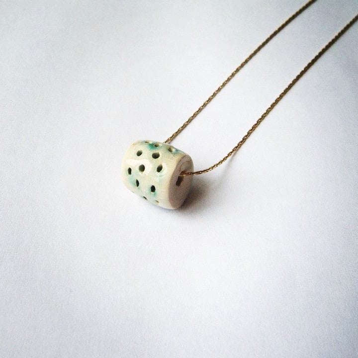 Image of Ceramic Bead Necklace