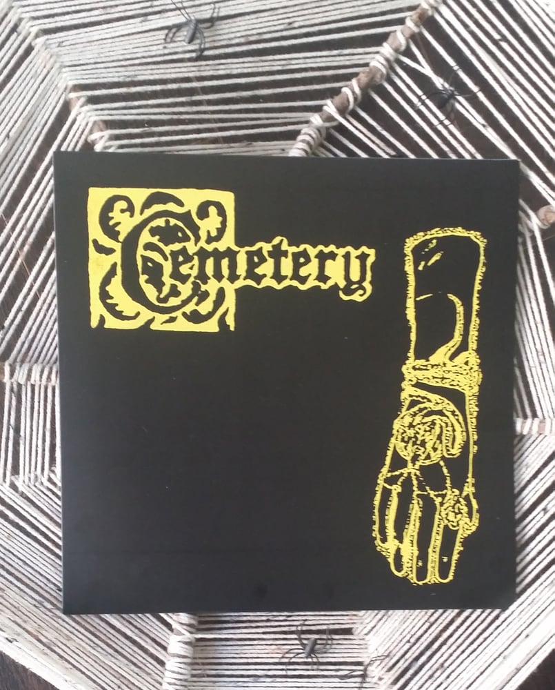 Image of Cemetery "Demo" LP ltd screen printed cover