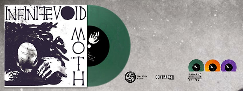 Image of Moth / Infinite Void split 7" ORANGE VINYL
