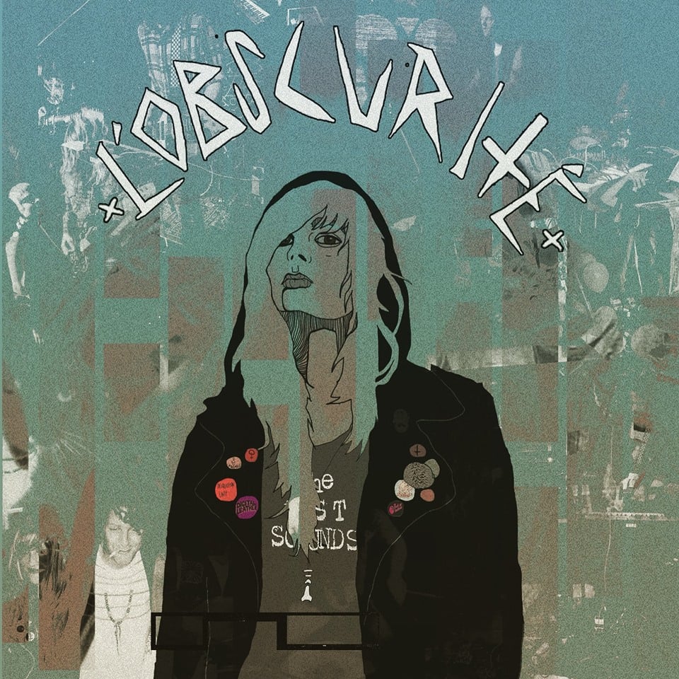 Image of L'obscurite' - "White/Offended" 7"  pink/purple vinyl