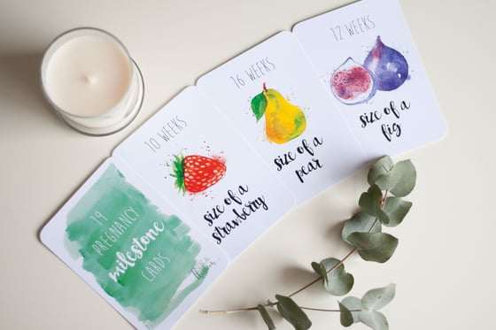 Image of Milestone Cards (Pregnancy - Fruit / Veges)