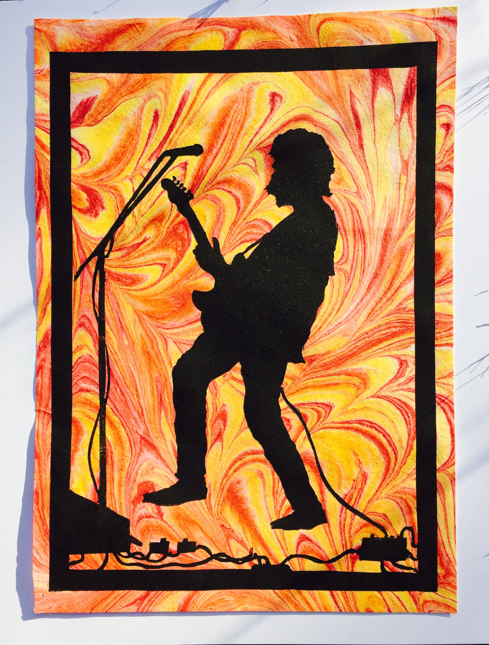 Bob Weir Silhouette (Shadows of the Dead print #2)