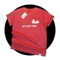 "Mis Penas Flotan" Organic Salmon T-shirt