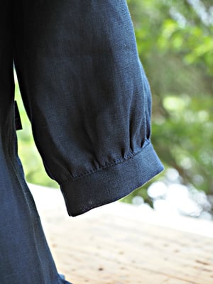 Image of The Navy Smock Top