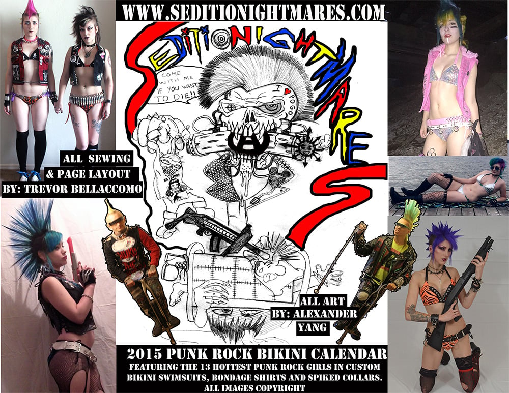 Image of 2015 Punk Rock Bikini Calendar