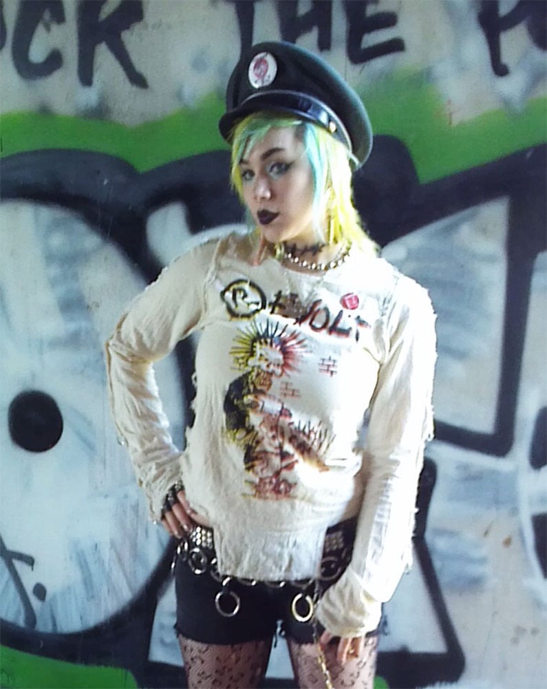 Image of Revolt 40oz Pogo bondage shirt