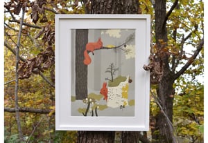 Image of Forrest Poster - Squirell
