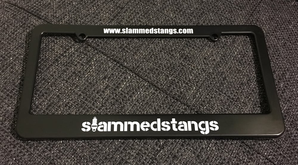 Image of slammedstangs license plate frame