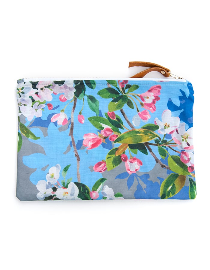 Image of Wild Apple & Honey Bee Canvas Pouch #2