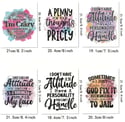 Heat Transfer Iron On Design - Personality