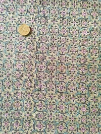 Image 3 of Namasté fabric Labyrinthe fleuri 