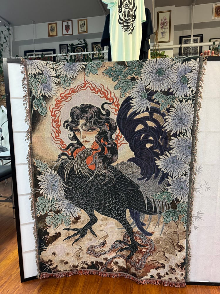 Image of Black Feather Tapestry *Limited* 