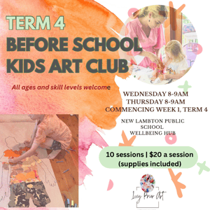 Image of Before School Kids Art Club Term 4 | Thurs 8-9am