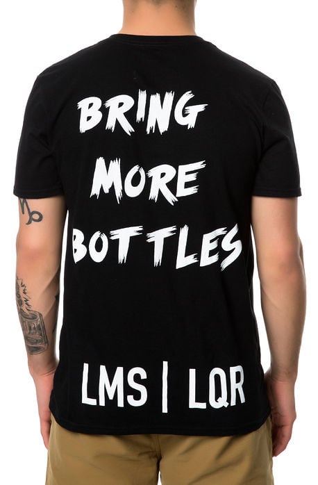 Image of Bring More Bottles Shirt (Black/White)