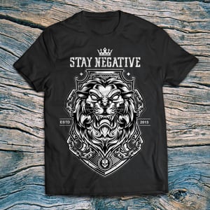 Image of STAY NEGATIVE 'ROYAL LION' T-SHIRT 