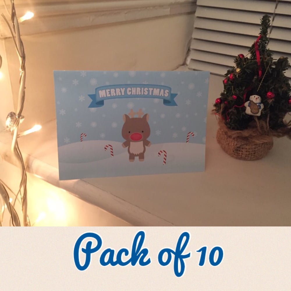 Image of Pack of 10 greeting cards for £4