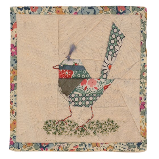 Image of Quilted Bird Wall Hanging