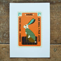 Hare Stamp
