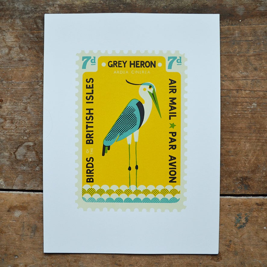 Image of Heron Stamp