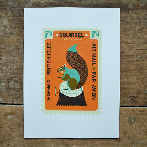 Image of Squirrel Stamp