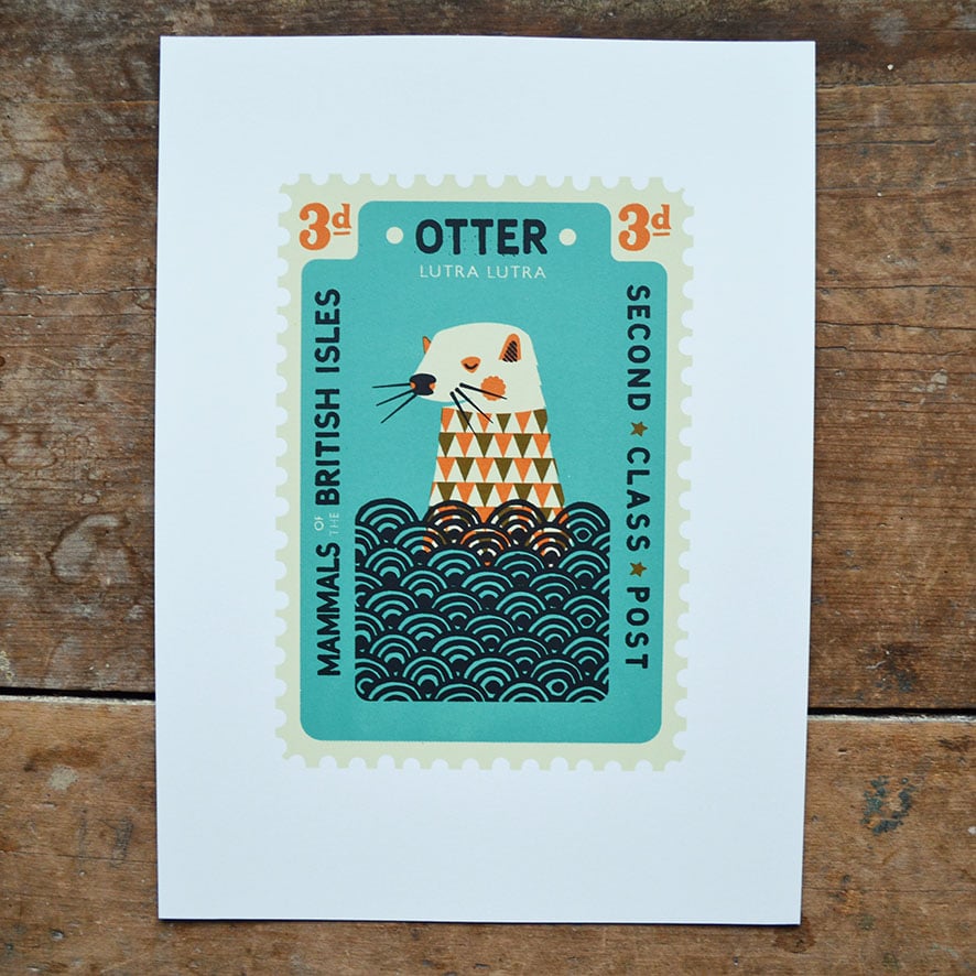 Otter Stamp