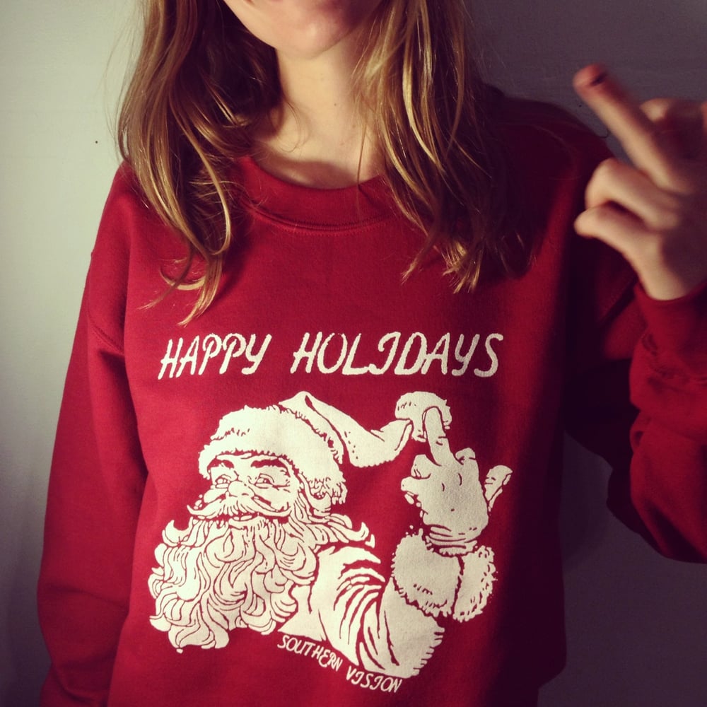 Image of HAPPY HOLIDAYS SWEATSHIRT