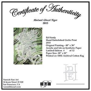 Image of Ed Hardy: Mutant Ghost Tiger Print