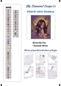 Image 4 of Butterfly Fae Full Size Diamond Painting by Amanda Hicks