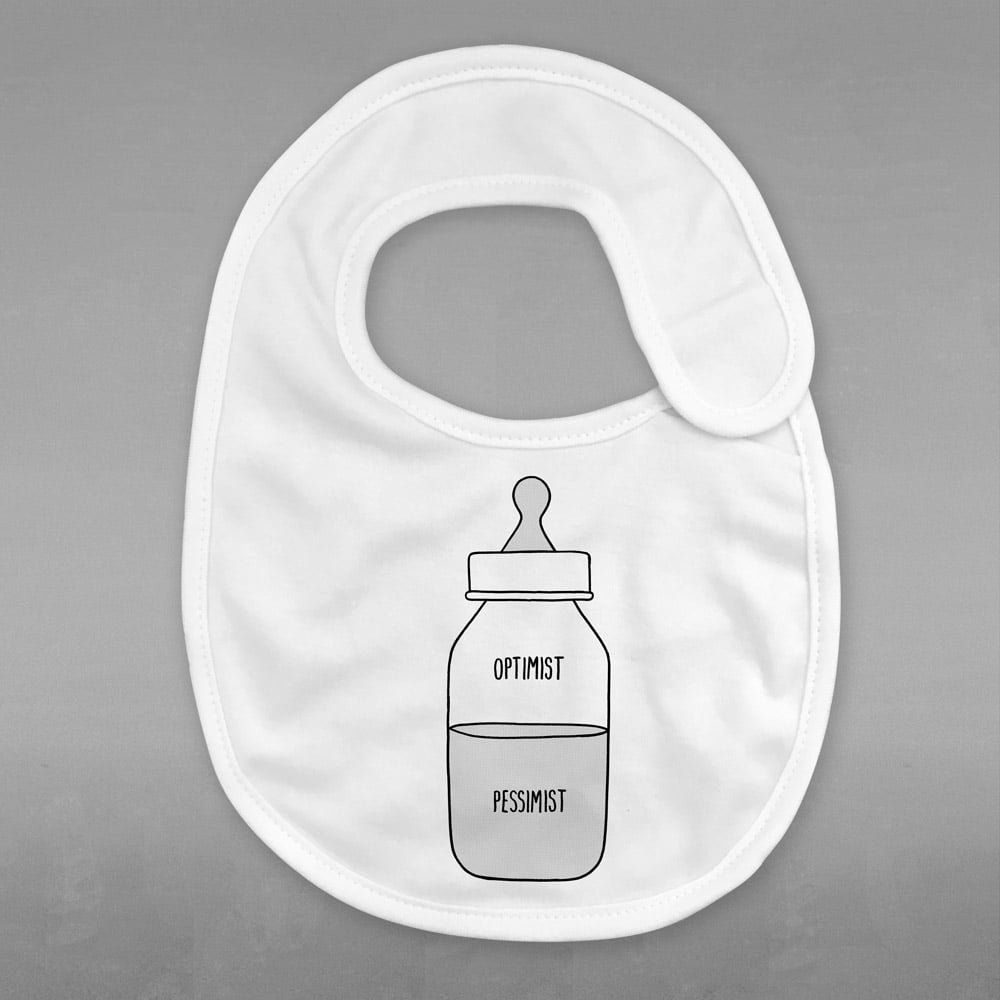 Bottle Half Full Bib Turd Circus