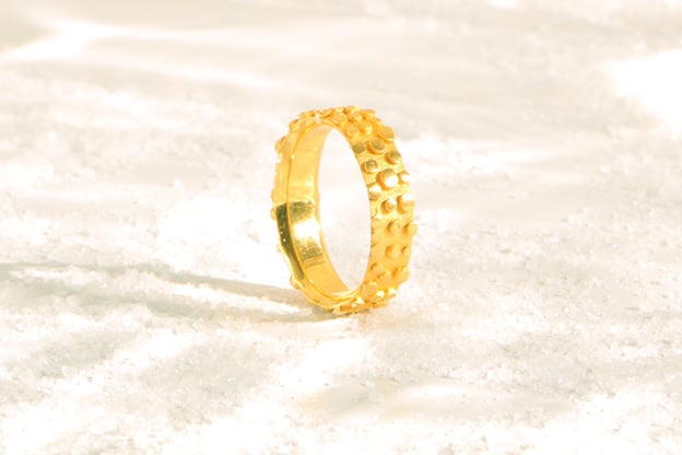 Image of Refrain, Ring in recycled solid gold 18k