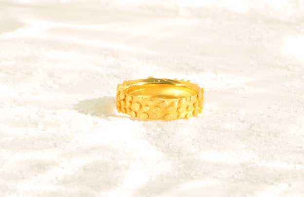 Image of Refrain, Ring in recycled solid gold 18k