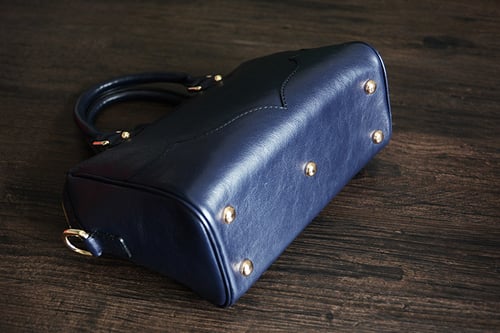 Image of Custom Handmade Italian Vegetable Tanned Leather Tote Bag, Messenger Bag, Lady Bag D008