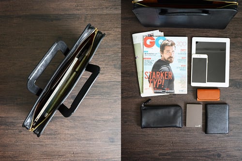 Image of Custom Handmade Italian Vegetable Tanned Leather Briefcase, Messenger Bag, Men's Handbag D001