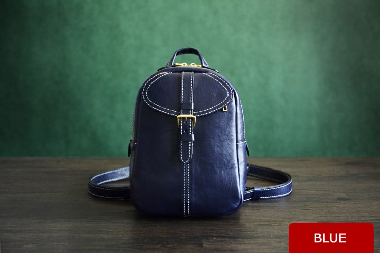 Image of Custom Handmade Vegetable Tanned Leather Backpack, Shoulder Bag, Satchel Bag D009