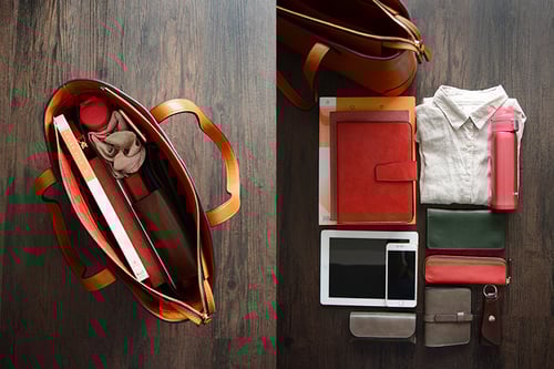 Image of Custom Handmade Italian Vegetable Tanned Leather Tote Bag, Shoulder Bag, Lady Handbag D011