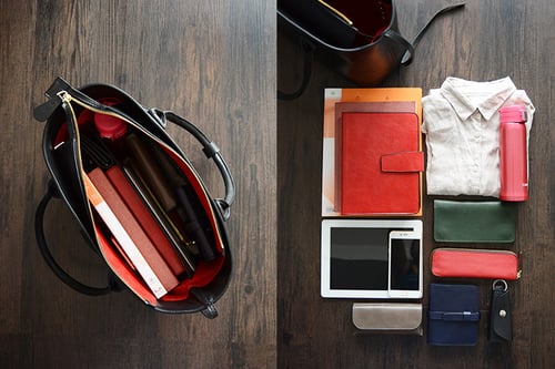 Image of Custom Handmade Italian Vegetable Tanned Leather Tote Bag, Shoulder Bag, Lady Handbag D013