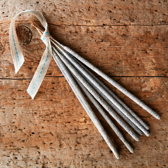 Image of Hand-Dipped White Copal Incense (set of 7)