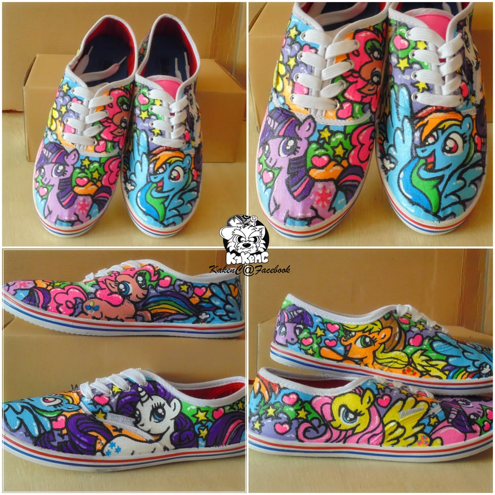 Image of My Little Pony_custom painted shoes