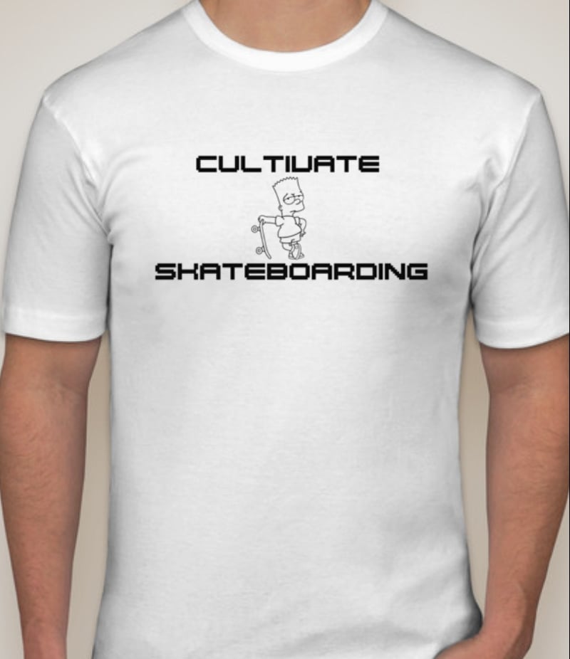 Image of CULTIVATE SKATE "BART SHREDS TEE"