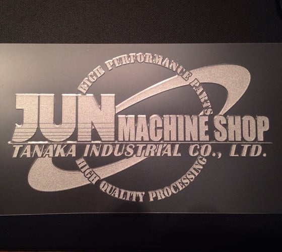 Image of JUN Auto Mechanic Limited Silver Logo Decal