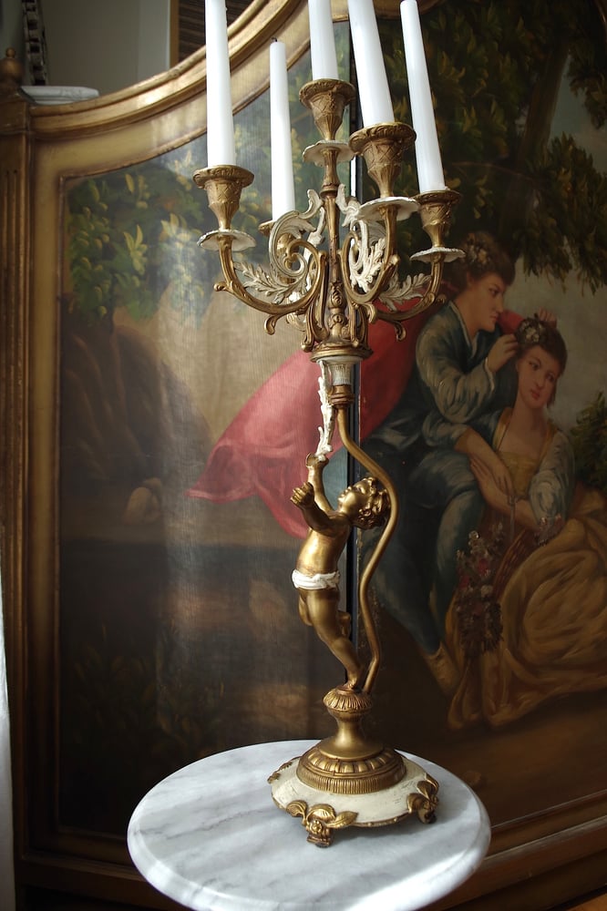 Image of Cherub Candelabra