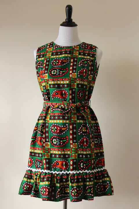 Image of SALE Paisley Png Kueh Dress (Orig $72)