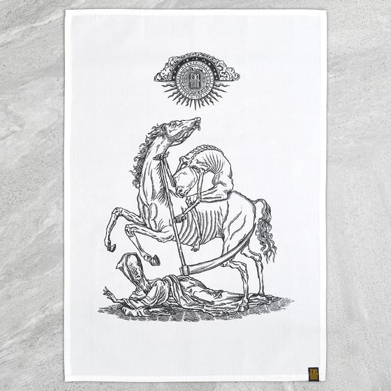 Image of "To Scythe and Sanctify" Tea Towel