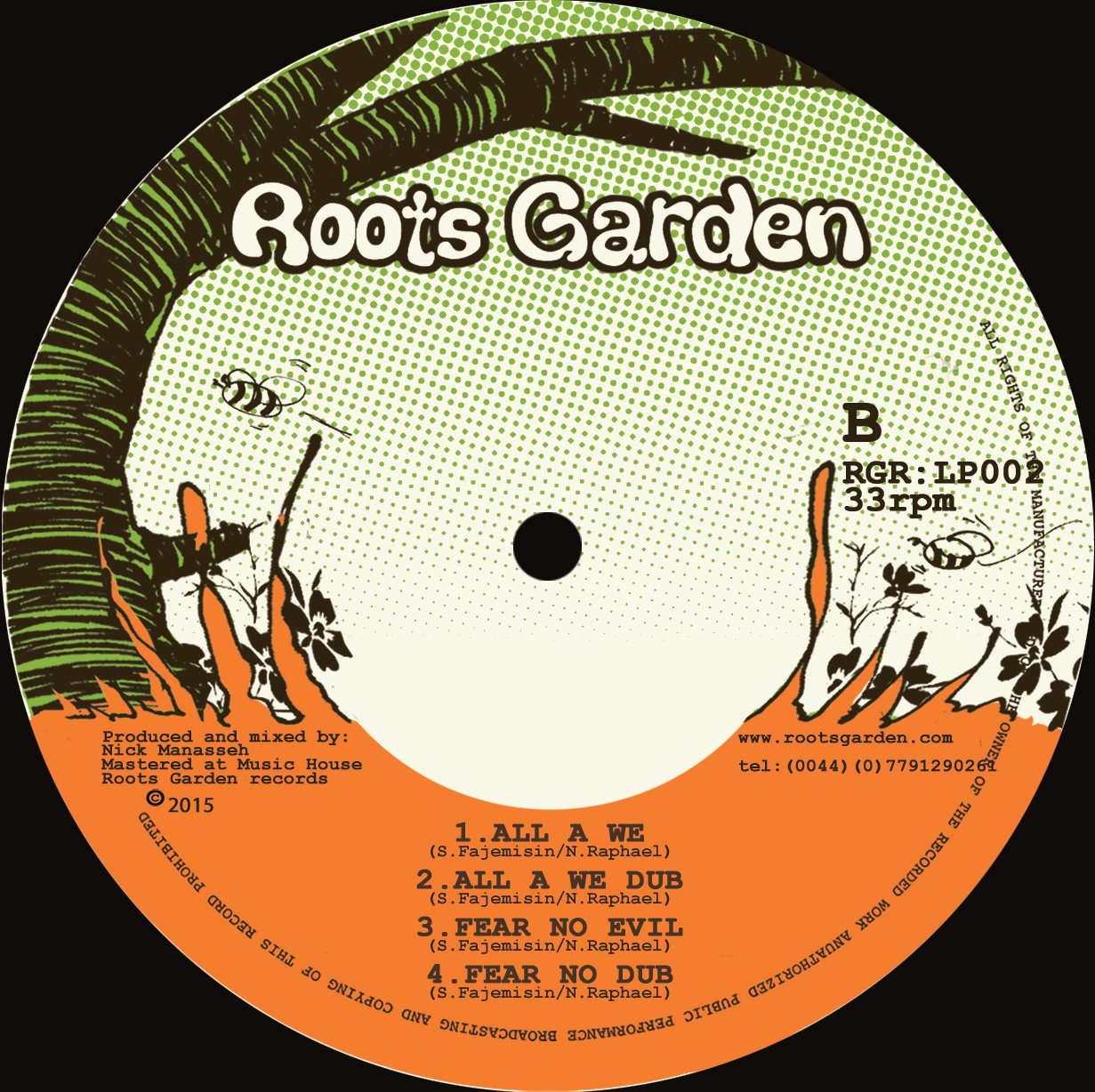 Roots Garden records — Brother Culture 'All a We' (12